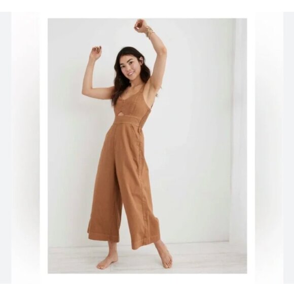 aerie Pants - Aerie Brown Cutout Jumpsuit XS